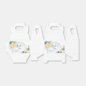 Blauwe bloemencitroen Main Squeeze Vrijgezellenfee Bedankdoosjes (Uitgevouwen)