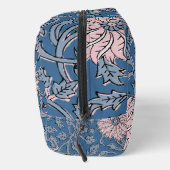 Blauwe bloemenhand blok stijl cosmetische tas (Rechts)