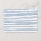 Blauwe Bloemenmarkt Bloemen Boeken voor Baby Inser Informatiekaartje (Achterkant)