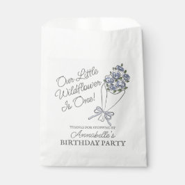 Blauwe Bloemenmarkt Frisse Bloemen Verjaardag Bedankzakje