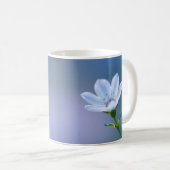Blauwe Bloemenmok Koffiemok (Voorkant rechts)