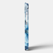 Blauwe Bloemige Bladeren Dagelijkse Bescherming Gr Case-Mate iPhone Case (Achterkant / Links)