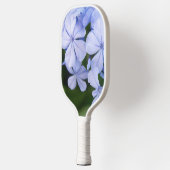 Blauwe Bloemige Bokeh Pickleball Paddle (Links)
