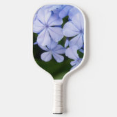 Blauwe Bloemige Bokeh Pickleball Paddle (Achterkant)