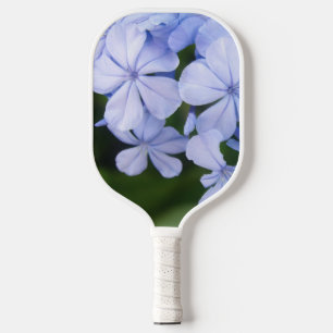 Blauwe Bloemige Bokeh Pickleball Paddle