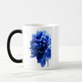 Blauwe Bloemige Botanische Illustratie | Elegante Magische Mok