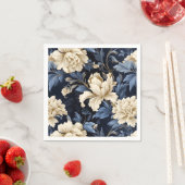 Blauwe bloempioen servet (Insitu)