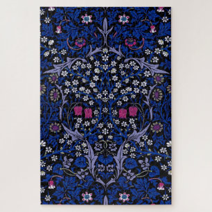 Blauwe bloemprint uit de collectie Vintage, Willia Legpuzzel