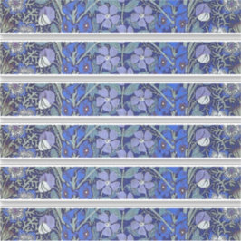 Blauwe bloemsticker sticker