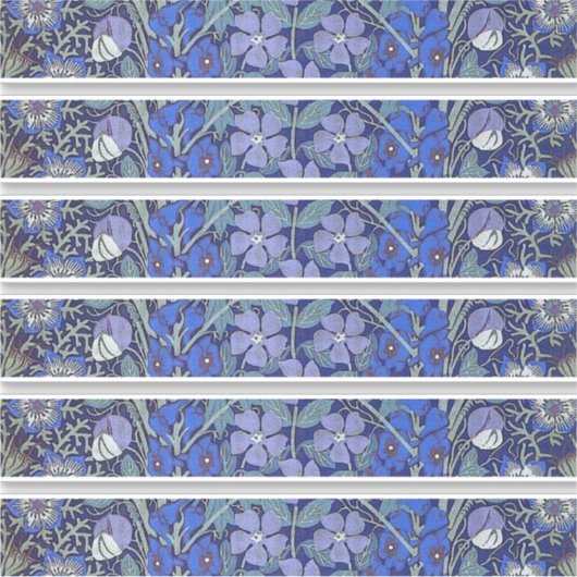 Blauwe bloemsticker sticker (Voorkant)