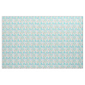 Blauwe Bloemstof Stof (Yard (91,4 cm))