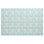 Blauwe Bloemstof Stof (Fat Quarter)