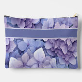 Blauwe Bloesem Hydrangea Monogram Etui (Achterkant)