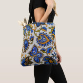Blauwe Bloesem Tote Bag (Dichtbij)