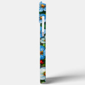 Blauwe Bloesems & Lieveheersbeestjes Design Landel Case-Mate iPhone Case (Achterkant / Links)