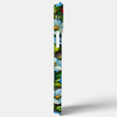 Blauwe Bloesems & Lieveheersbeestjes Design Landel Case-Mate iPhone Case (Achterkant / Rechts)