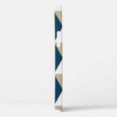 Blauwe blokjes: geometrisch naadloos patroon Case-Mate iPhone case (Achterkant / Rechts)