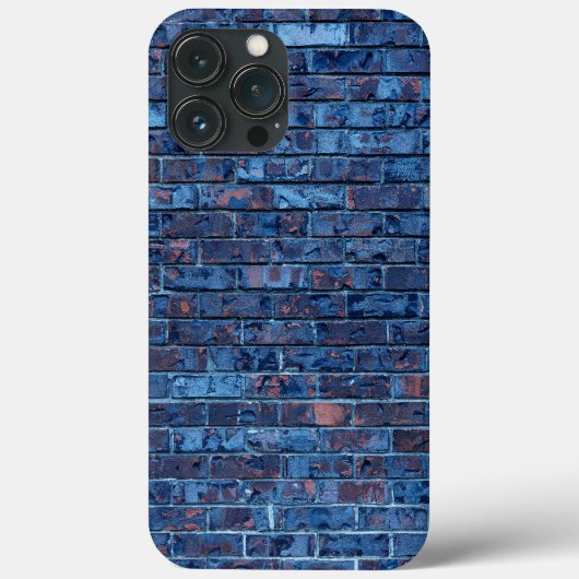 Blauwe Blootliggende Baksteen Koel  Case-Mate iPhone Case (Achterkant)