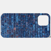 Blauwe Blootliggende Baksteen Koel  Case-Mate iPhone Case (Achterkant (horizontaal))
