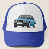 Blauwe BMW 3-serie (E30) Trucker Pet (Voorkant)