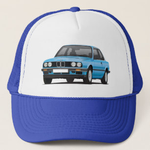 Blauwe BMW 3-serie (E30) Trucker Pet