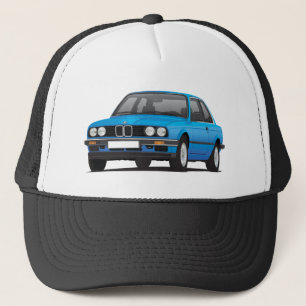 Blauwe BMW 3-serie (E30) Trucker Pet