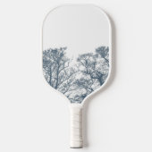 Blauwe Bodem Bomen Tropisch Boho Pickleball Paddle (Voorkant)