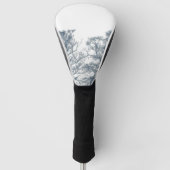 Blauwe Bodembomen Tropische Boho Golfheadcover (Voorkant)