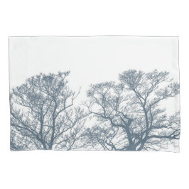 Blauwe Bodembomen Tropische Boho Kussensloop