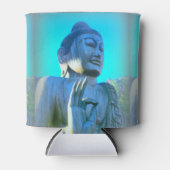 blauwe boeddha blikjeskoeler (Voorkant)