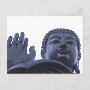Blauwe Boeddha Briefkaart