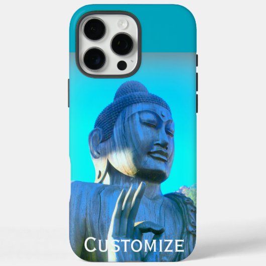 blauwe boeddha Case-Mate iPhone case (Achterkant)
