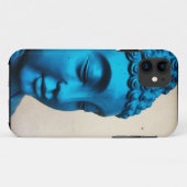 Blauwe Boeddha Case-Mate iPhone Case (Achterkant (horizontaal))