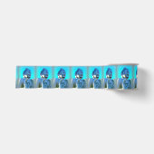 blauwe boeddha grosgrain lint (Voorkant)