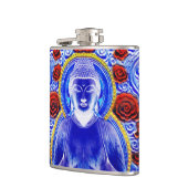 Blauwe Boeddha Heupfles (Links)