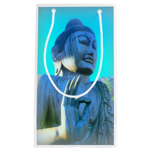 blauwe boeddha klein cadeauzakje (Voorkant)