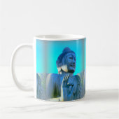 blauwe boeddha koffiemok (Links)