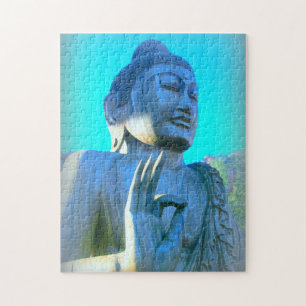 blauwe boeddha legpuzzel
