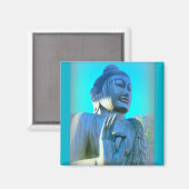 blauwe boeddha magneet (Voorkant / Achterkant)