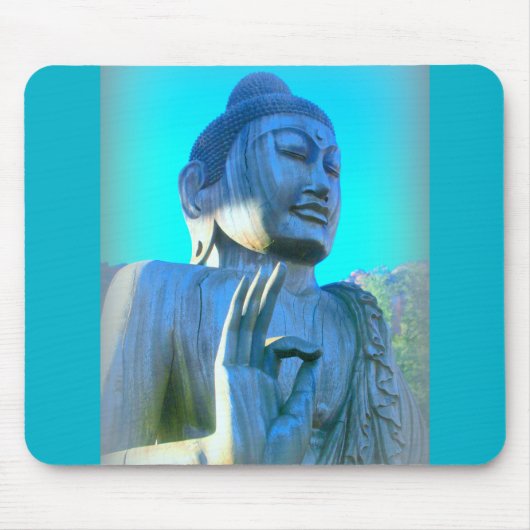 blauwe boeddha muismat (Voorkant)