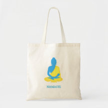 Blauwe boeddha namaste