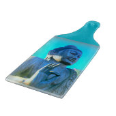 blauwe boeddha snijplank (Hoek)