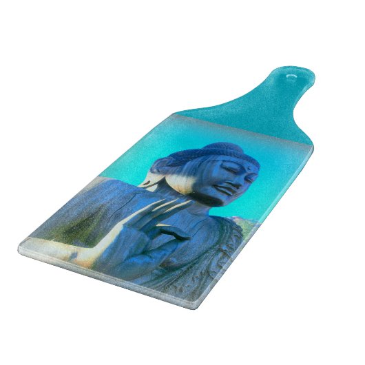 blauwe boeddha snijplank (Hoek)