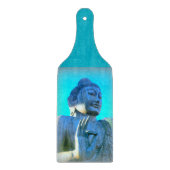 blauwe boeddha snijplank (Voorkant)