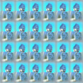 blauwe boeddha sticker (Voorkant)