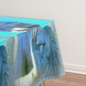 blauwe boeddha tafelkleed (Voorbeeld)