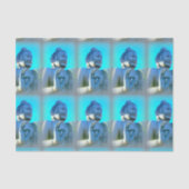 blauwe boeddha tissuepapier (Voorkant)