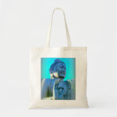 blauwe boeddha tote bag (Voorkant)