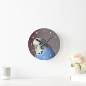  blauwe boedgie foto ronde klok (Huis)