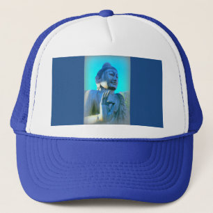 blauwe Boedha Trucker Pet